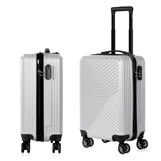Carry On Luggage, 20" Hardside Suitcase ABS Spinner Luggage with Lock