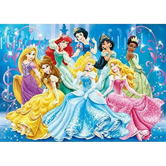 Diamond Painting Kits for Adults, Diamond Painting Stitch Gem Art Craft DIY Home Wall Decor 12x16 inch (Princess Diamond Painting)