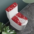 thumbnail image 3 of HELLHERO Christmas Stylish Gifts for Bathroom Supplies Elastic Bottom Toilet Seat Covers Universal Stretch Dustproof, 3 of 8