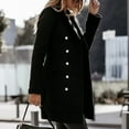 thumbnail image 4 of Vedolay Women's Winter Coats Business Casual Winter Fall Coat With Pockets Black,S, 4 of 5