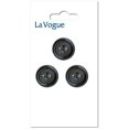 thumbnail image 1 of LA VOGUE 4-Hole Button - Navy Blue, 20 mm (0.79 in) (Tailored Utility), 1 of 2