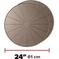 thumbnail image 2 of Weathertech Work Mat 8A24CST2PKTN Project Mat; 24 Inch Diameter; Raised Ridges; Tan; Thermoplastic Elastomer TPE; Set of 2, 2 of 3