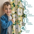 thumbnail image 3 of Blackout Kids Curtains,Pioneer Flower Floral Print Pattern Childrens Insulated Curtains Set Of 2,Bedroom Essentials,Toddler Room Decor 42"x54", 3 of 5