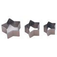 thumbnail image 1 of Molde para Cortar Cuero ANGGREK Juego de Troqueles de Perforación de Cuero 3 Piezas en Forma de Estrella, 1 of 8