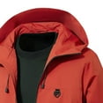 thumbnail image 6 of Men'S Lightweight Rainjackets Waterproof Zip Up Hooded Rain Coat Outdoor Oversized Shell Jacket For Hiking Travel Rain Gear Jacket For Men Red Xl, 6 of 7