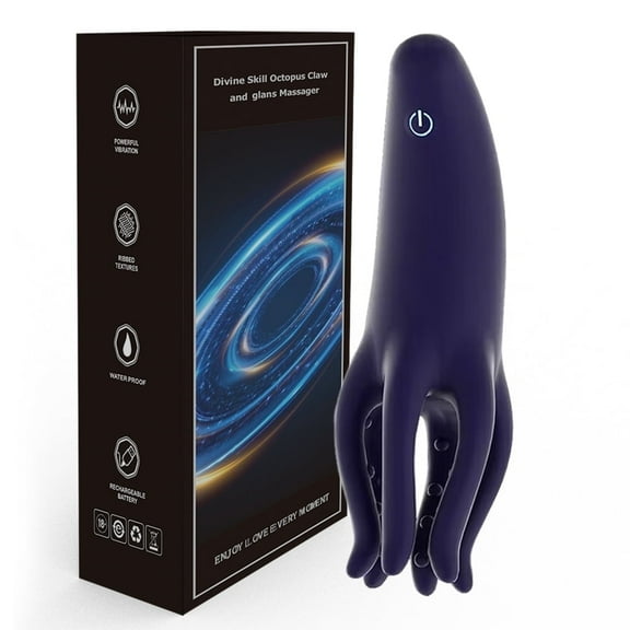Birdsexy Male Penis Vibrator with Charging Cable, Blue, 1 Count