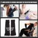 thumbnail image 4 of ADDHAT 1Par Para De Voleibol Deportivas Negras Con Protección Acolchada Y Transpirable, 4 of 8