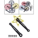 thumbnail image 5 of s de de bicicleta ligeros BCD de 130 mm, piezas de reparación de juego de individuales / dobles de aleación de aluminio un Pernos de oro Baoblaze Brazo de manivela de bicicleta, 5 of 7
