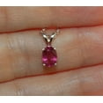 thumbnail image 6 of Natural Oval Pink Tourmaline Sterling Silver Necklace NT196, 6 of 8