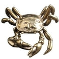 thumbnail image 1 of Figurine de Crabe en Laiton Rétro Statue en Laiton en Forme de Crabe Sculpture en Laiton en Forme de Crabe, 1 of 8