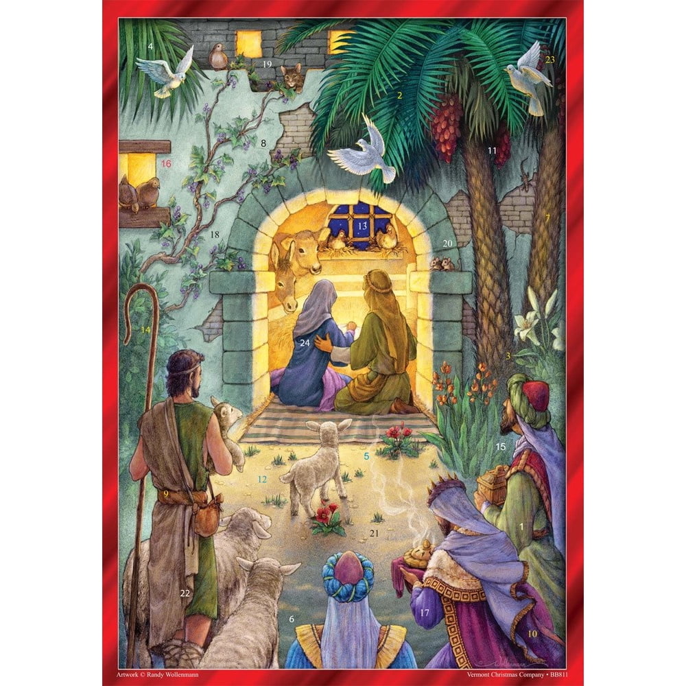 Advent Calendar Peaceful Nativity Scene Walmart com Walmart com Advent Calendar Peaceful Nativity Scene Walmart com Walmart com