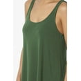 thumbnail image 5 of Women's PLUS Tank Tops Scoop Neck Loose Fit Summer Casual Round Hem Sleeveless Tee, 5 of 7