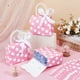thumbnail image 4 of Kit de 16 cajas de regalo rosas para bodas (DIY), caja de papel kraft blanco con lunares de 19,5 x 13,5 x 5,8 cm con asa de perla, cintas, pegatinas y cajas de regalo., 4 of 9
