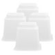 thumbnail image 5 of 4 elevadores de muebles ajustables de alta resistencia para sofá cama, mesa, silla, patas elevadoras Blanco 5 pulgadas 4 piezas, 5 of 9