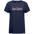 thumbnail image 2 of Women's Levelwear  Navy Columbus Blue Jackets Influx Journey T-Shirt, 2 of 3