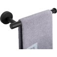 thumbnail image 1 of LAICAIW Hand Towel Holder/Towel Ring, Thicken Stainless Steel Hand Towel Bar for Bathroom, Rustproof Wall Mounted Towel Rack, Contemporary Style Bath Accessories, 9 Inch (1 Pack, Matte Black), 1 of 7