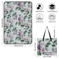 thumbnail image 2 of Delicate Pastel Floral Seamless Pattern Outdoor Picnic Blanket, Foldable Waterproof Beach Mat, Portable Beach Blanket for Beach Camping, Hiking, Family Concerts, 2 of 8