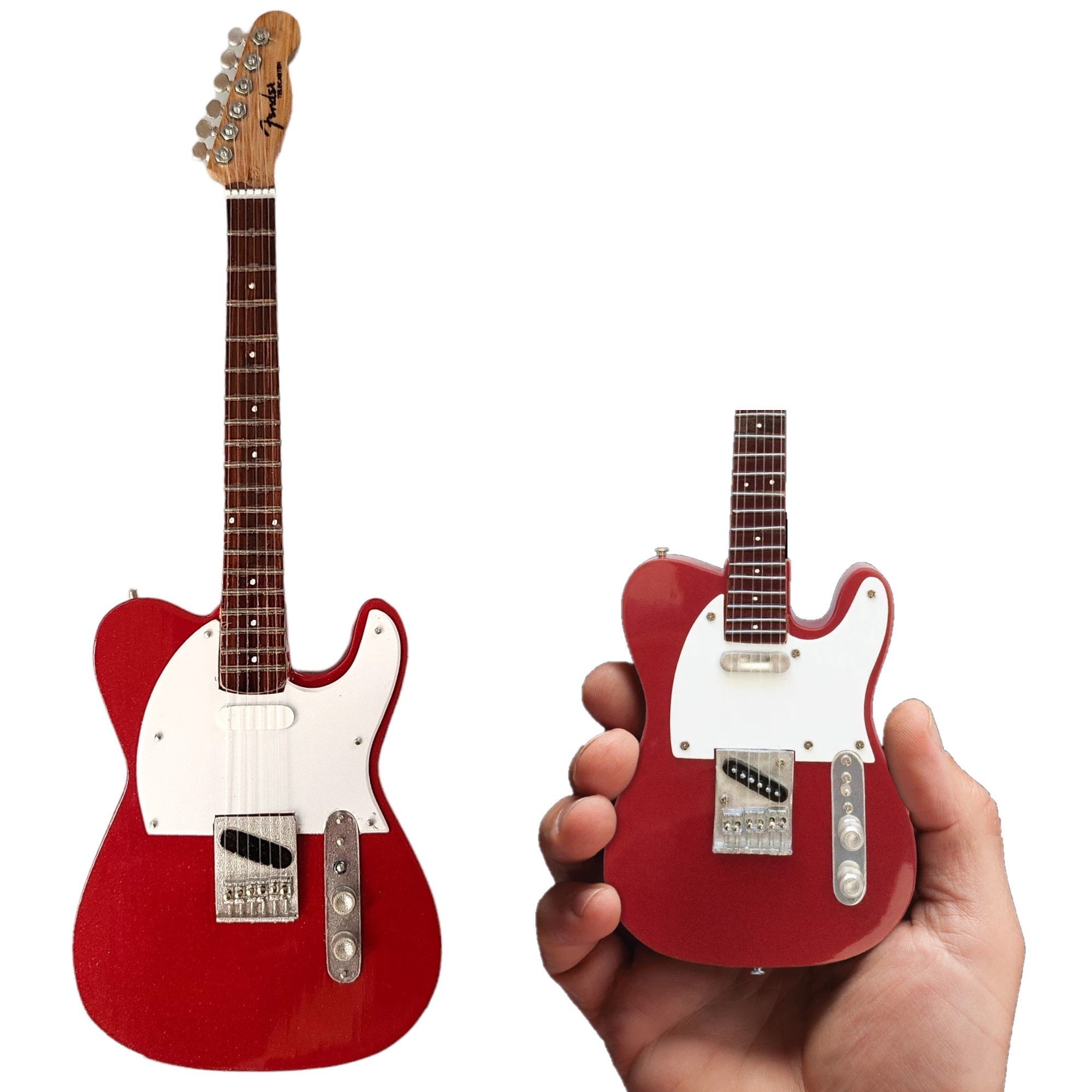 Axe Heaven Mini Guitar Replica Candy Apple Red Tele Telecaster FT-008