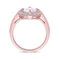 thumbnail image 4 of Everly Women's Sapphire Sterling Silver Engagement Ring Gold Plated, 4 of 7