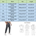 thumbnail image 3 of Hfolob Pants For Men Mens Solid Color Jogging Portable Fitness Sports Casual Comfortable Pants Outdoor Pants, 3 of 4