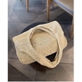 thumbnail image 5 of LinYooLi Straw Beach Bag with Zipper Large Woven Summer Boho Tote Handbag Rattan Wicker Purse for Shopping Summer Vacation, 5 of 7