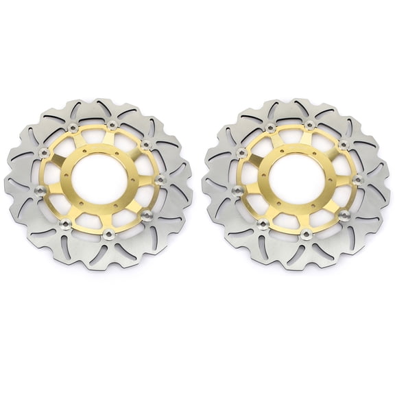 1Pair Front Brake Discs Rotors for HONDA CBR600RR 03-19 CBR1000RR 04-05 CB1000R 08-19 CB 1300 03-08 CB 1300 S Super Bol-Dor 2005-2015