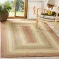 thumbnail image 3 of SAFAVIEH Braided Cirino Colorful Bordered Area Rug, Rust/Multi, 6' x 9', 3 of 10