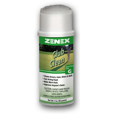 Zenex Club Clean Foaming Golf Equipment Cleaner - 3 oz