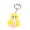 Yellow, variant on rygai Mermaid Keychain Cartoon Colorful Multipurpose Three-dimensional Reusable Decorative Gift Cute Princess Doll Key Ring Backpack Pendant for Handbag,Blue