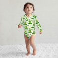 thumbnail image 4 of Xecao Cute Frog1 Print Baby unisex-baby Cotton Long-sleeve Bodysuits-3 Months, 4 of 6