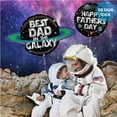 thumbnail image 2 of 31 inch Galactic Dad Foil Mylar Balloon - Party Supplies Decorations, 2 of 2