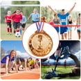 thumbnail image 5 of 10-Pack Gold Silver Bronze Award Medals for Kids and Adult Sports Tournaments Prize Round with Neck Ribbon for Olympic Style for Children School Sports or Any Competition (Coppery), 5 of 6