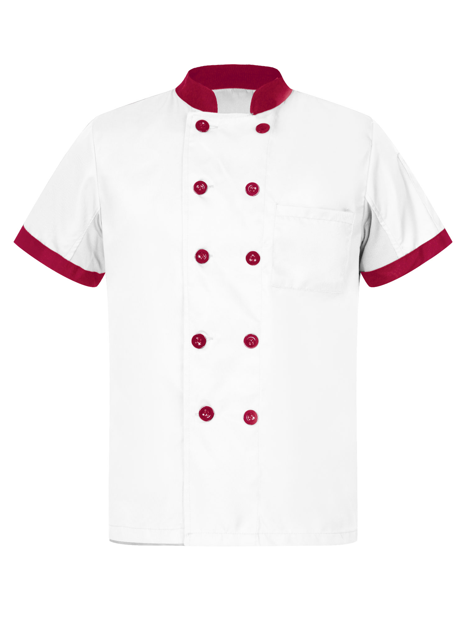 Zaldita Unisex Chef Coat Kitchen Work Uniform Cook Jacket Restaurant ...