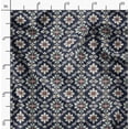 thumbnail image 2 of Soimoi Pure Silk Blue Fabric By the Yard - 42 Inch Wide - Floral Damask Pattern Textile - Graceful and Whimsical Designs for Apparel and Crafts Printed Fabric, 2 of 6