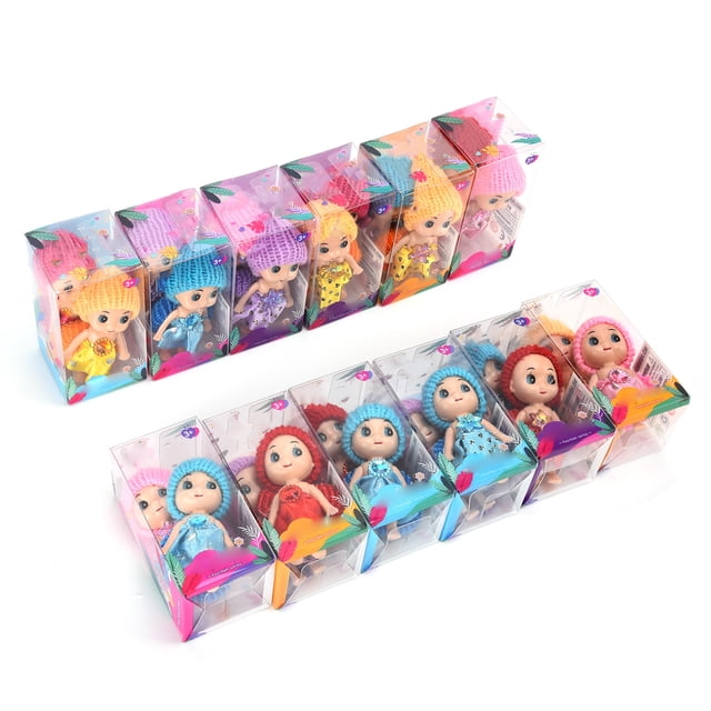 Muñecas lindas, 24 piezas de muñecas para niñas, mini muñecas para niñas, muñecas para niñas, innovación moderna
