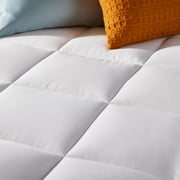 Sleep Innovations Memory Foam Mattress Topper, King, Gel Dual Layer Support, 4 inch