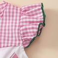 thumbnail image 5 of Coerni My First Easter Baby Girl Outfit New Born Smock Bubble Romper Ruffle Bodysuit Princess Onesie Jumpsuit Coming Home Outfit, 5 of 9