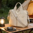 thumbnail image 4 of Women's Casual Shoulder Bag Student Class Handheld Bag Nylon Tote Bag Large Capacity Commute Crossbody Bag, 4 of 6