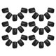 thumbnail image 1 of QUMIIRITY 30Ud Tapas Para Pies De Plegable Negro Caps Estabilizadores De Nylon Para Uso En Casa, 1 of 7
