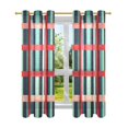 thumbnail image 7 of Yayeee Window Curtains Set of 2 for Living Room Light Filtering 63"x42", Green Plaid, 7 of 7