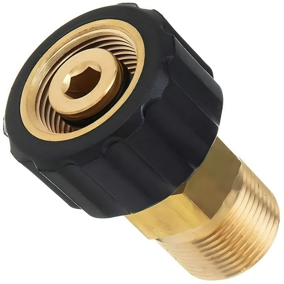ZEPARO Pressure Washer Fitting,M22 X 15Mm Female Thread To M22 X 14Mm Male Thread Quick Coupler Pressure Washer Adapter Parts