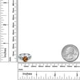 thumbnail image 4 of Gem Stone King 1-3 Ct Oval Gemstone Birthstone Engagement Ring for Women | 925 Silver | Oval 8X6MM | Milgrain and Filigree Detail | Wedding Anniversary Jewelry | Size 5-9 | Madeira Citrine | 5, 4 of 4