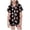 p-206Black712, variant on CAIVO 2 Piece Pajama Sets For Children Short Sleeve Lapel Button Down Shirts Tops With Shorts Matching Set Sleepwear Set With Pockets For Christmas Nightwear