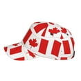 thumbnail image 5 of Disketp Canada Print Baseball Caps For Outdoor Sports Fashion Casual Outdoor Caps Men Women, 5 of 8