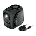 thumbnail image 1 of Ventilador de cintura portátil, pequeño ventilador personal, multifuncional, de bajo ruido, ligero, linterna con clip para picnic, barbacoa, ciclismo Verde, 1 of 7
