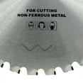thumbnail image 2 of Superior Steel 25032 10 Inch X 32 Teeth X 5/8 Inch Arbor Ferrous Metal Cutting Carbide Tipped Saw Blade, 2 of 4