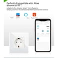 thumbnail image 5 of Electrical Plug Socket Wall Power Outlet Panel 16A European Round Hole Power Outlet Power Smart Socket EU Plug, 5 of 5