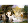 thumbnail image 1 of Ceramic Tile Mural-Eduard Veith Mythology Tile Mural Traditional Interior Renovate. 25.5" w x 17" h using (24) 4.25 x 4.25 ceramic tiles, 1 of 3
