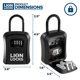 thumbnail image 4 of Key Lock Box Lion Locks con código combinado de 4 dígitos (paquete de 24), 4 of 7