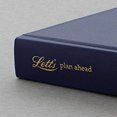 thumbnail image 3 of LETTS Icon A5 5 Year Diary, Cream Paper, 384 Pages, 8.25 x 5.75 x 0.75 Inches, Navy (B090024), gold, 3 of 3